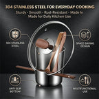 ⚡Free Shipping⚡Spoon Rest with Pot Lid Holder, Stainless Steel Vertical Rack,Deep Drip Catcher Utensil Rest for Spoons, Spatulas & Ladles, Heat Resistant Durable Countertop Organizer