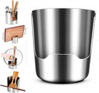 ⚡Free Shipping⚡Spoon Rest with Pot Lid Holder, Stainless Steel Vertical Rack,Deep Drip Catcher Utensil Rest for Spoons, Spatulas & Ladles, Heat Resistant Durable Countertop Organizer