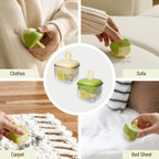 2Pcs Mini Lint Roller Reusable Washable Sticky Pet Hair Remover polypropylene surface rinse with water restore stickiness fits purse pocket glove box clothes furniture sofa carpet curtains